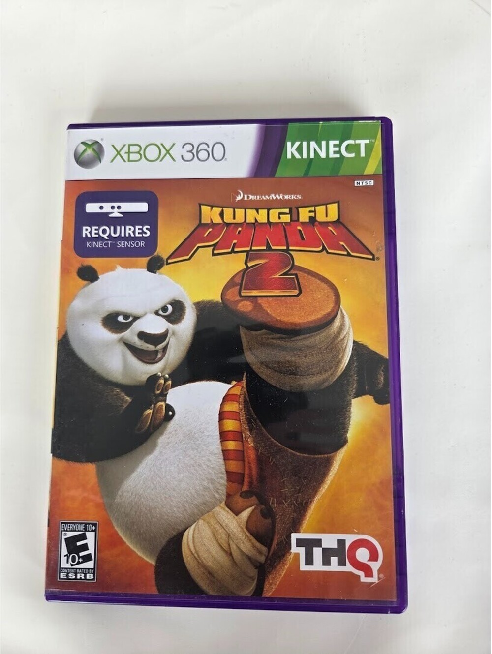 Kung Fu Panda 2 Xbox 360 Game 2011 Kinect THQ Action Kids Family Martial Arts